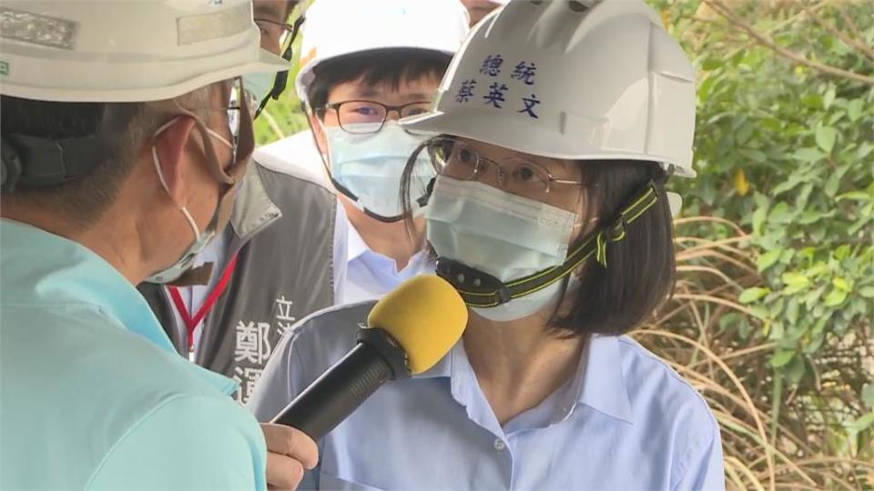 解渴就看這一波！本週將迎兩波鋒面　蔡總統視察石門水庫清淤