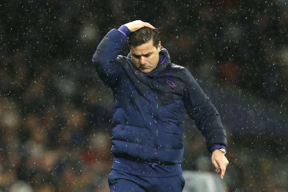 Mauricio Pochettino has been sacked as manager of Tottenham Hotspur. (Photo by IAN KINGTON/AFP via Getty Images)
