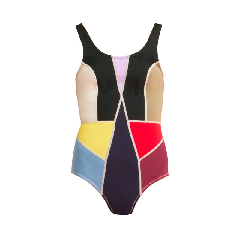 Prism Colorblock Swimsuit, Cynthia Rowley, $165