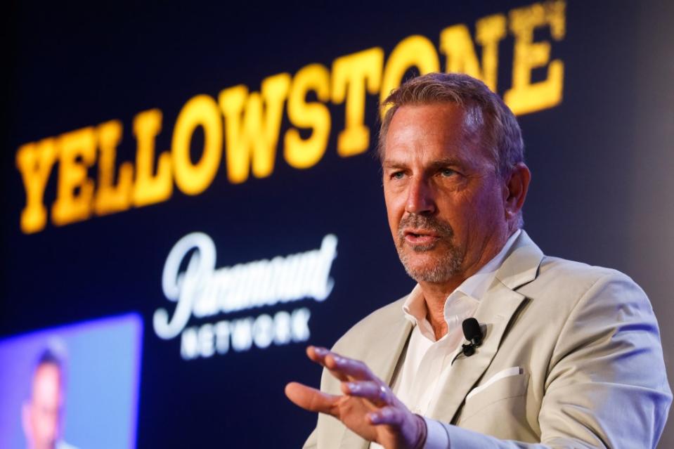 Kevin Costner said that things “imploded” when there weren’t any scripts to shoot for “Yellowstone.” Getty Images for Cannes Lions