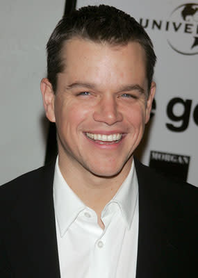 Matt Damon at the New York premiere of Universal Pictures' The Good Shepherd