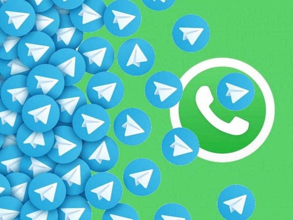 WhatsApp users have been migrating to Telegram due to the familiar format (The Independent)