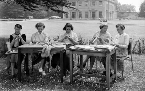 Members of the Women's Institute take advantage of state funding to pursue a residential course in handicrafts at Denman College (1953) - Credit:  Picture Post