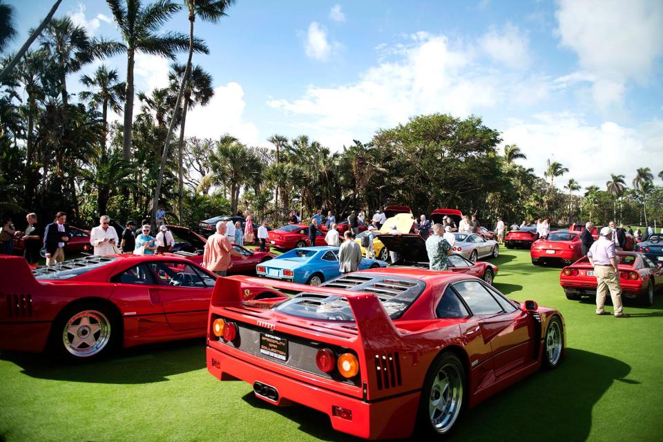 About 2,000 people were on hand Saturday at the Cavallino Classic's "Concorso d'Eleganza" at The Breakers.