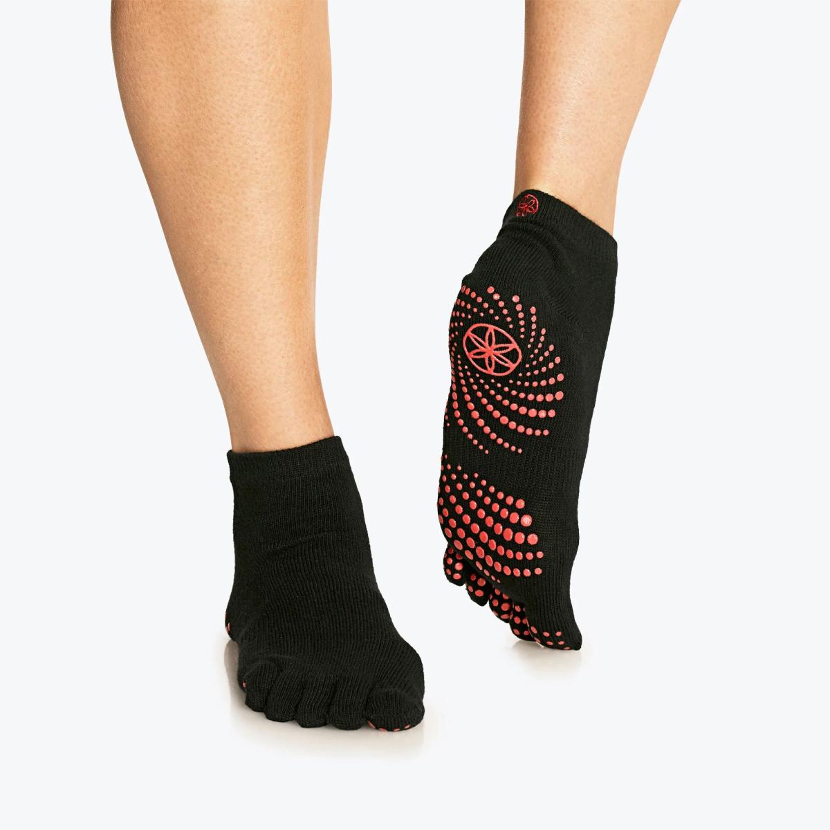 Gaiam Yoga Socks - 1 Mary Jane All Grip, No Slip NEW in Package 