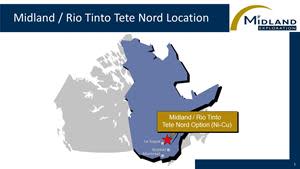 Midland-Rio Tinto Tete Nord Location