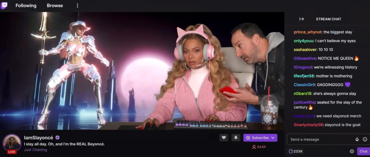 Beyonce’s Twitch Channel From Her Super Bowl Ad Is Apparently Real