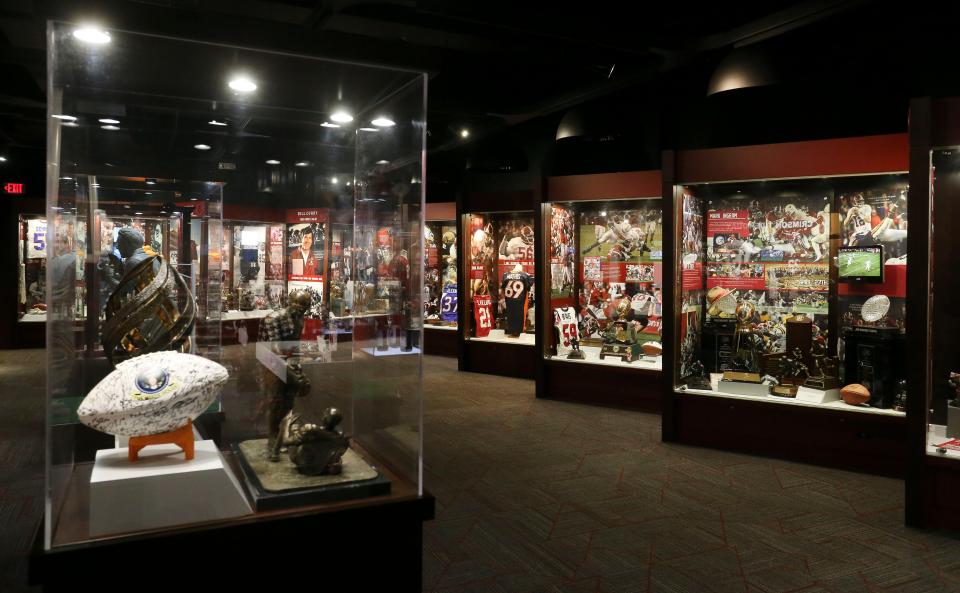 Bryant Museum is seen with some of the modifications that are in place for its reopening Wednesday, Sept. 23, 2020.  [Staff Photo/Gary Cosby Jr.]