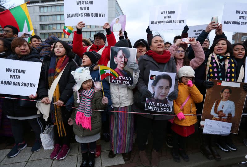 Court hearings in case against Myanmar on alleged genocide of Rohingya, at the ICJ in The Hague