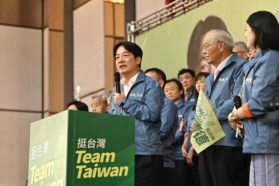 民進黨總統候選人賴清德18日出席台北市信賴台灣之友會成立大會   圖：賴清德競選辦公室提供