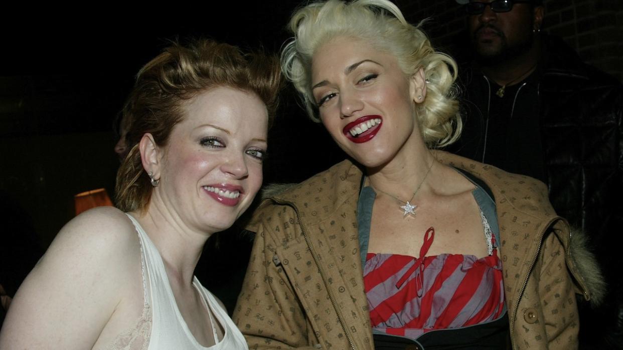  Shirley Manson and Gwen Stefani. 