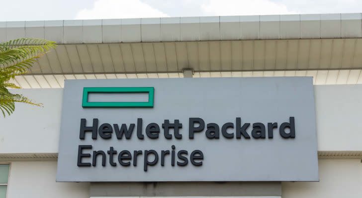 Image of the Hewlett Packard Enterprise's building