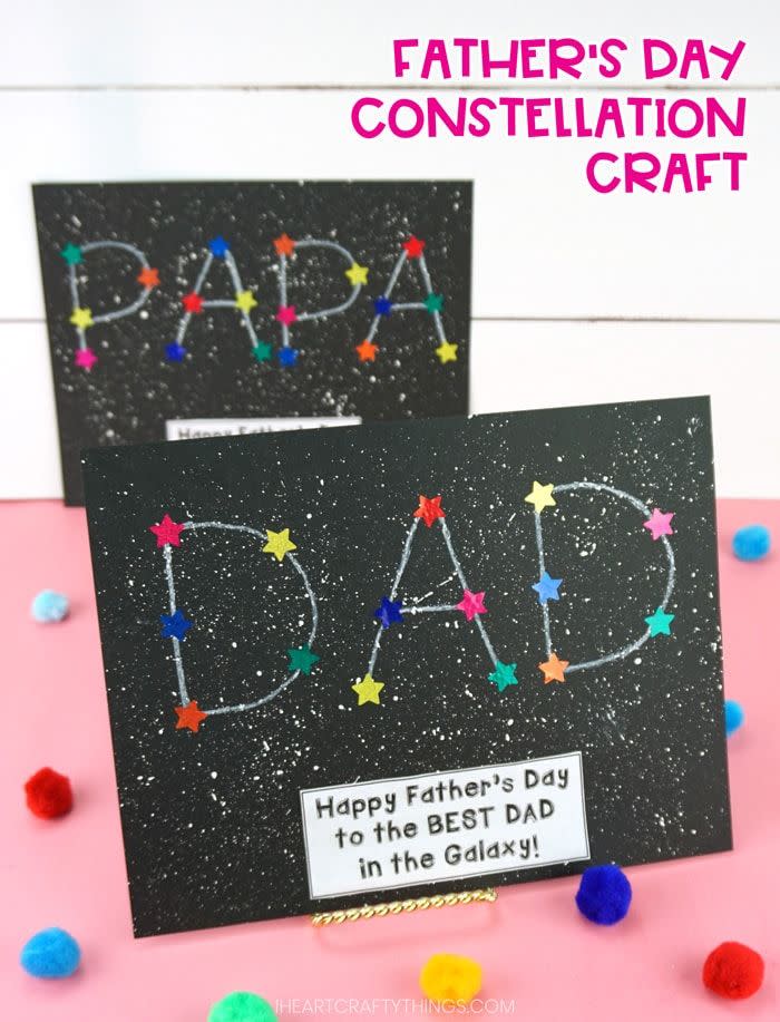 34) Constellation Father's Day Card