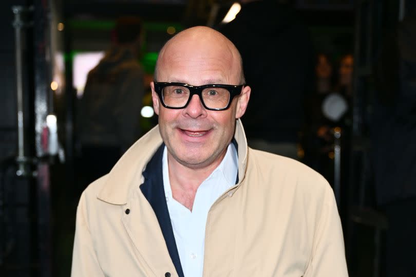 Comedian Harry Hill was also on the guest list
