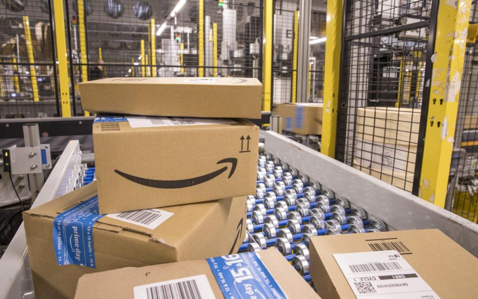 Amazon staff have been told they can work from home until June - Jason Alden/Bloomberg
