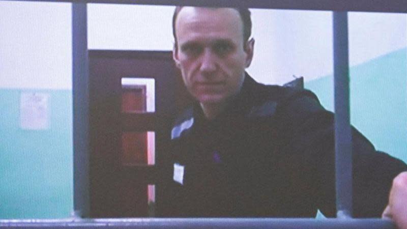 Navalny en un video de la prisión