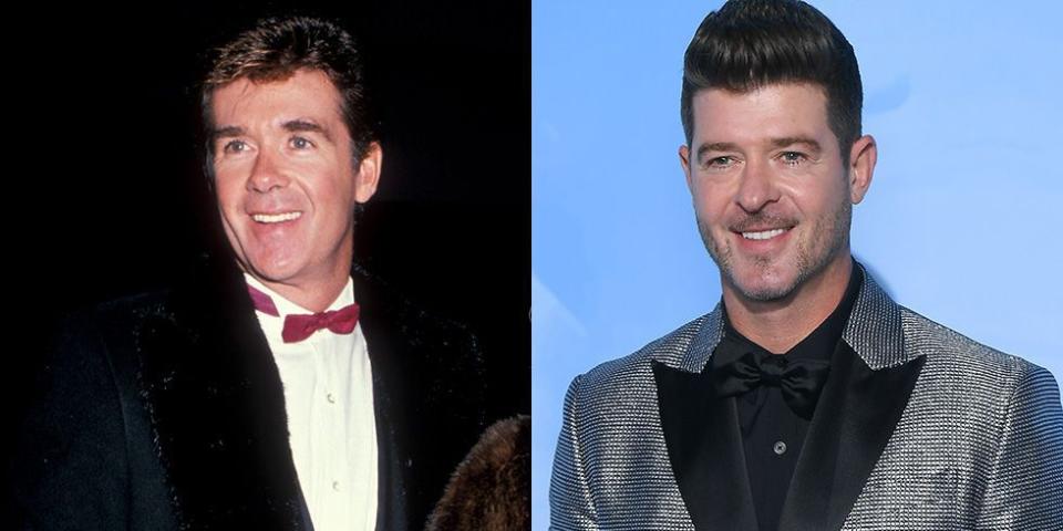 Alan Thicke and Robin Thicke at 42