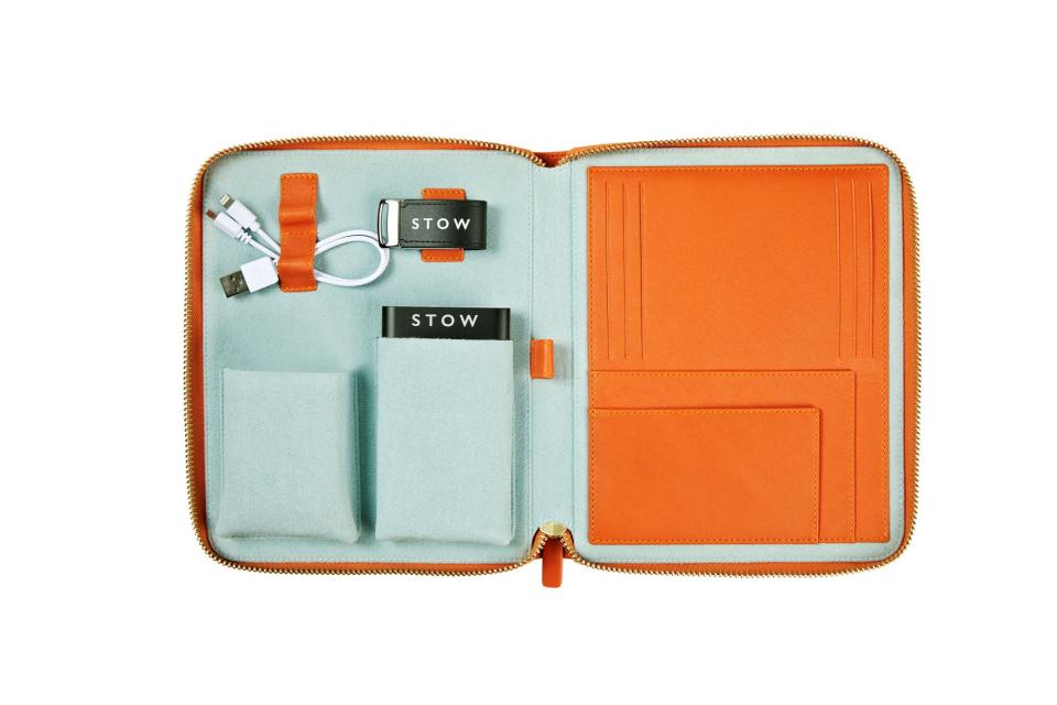 Stow leather travel case, $530