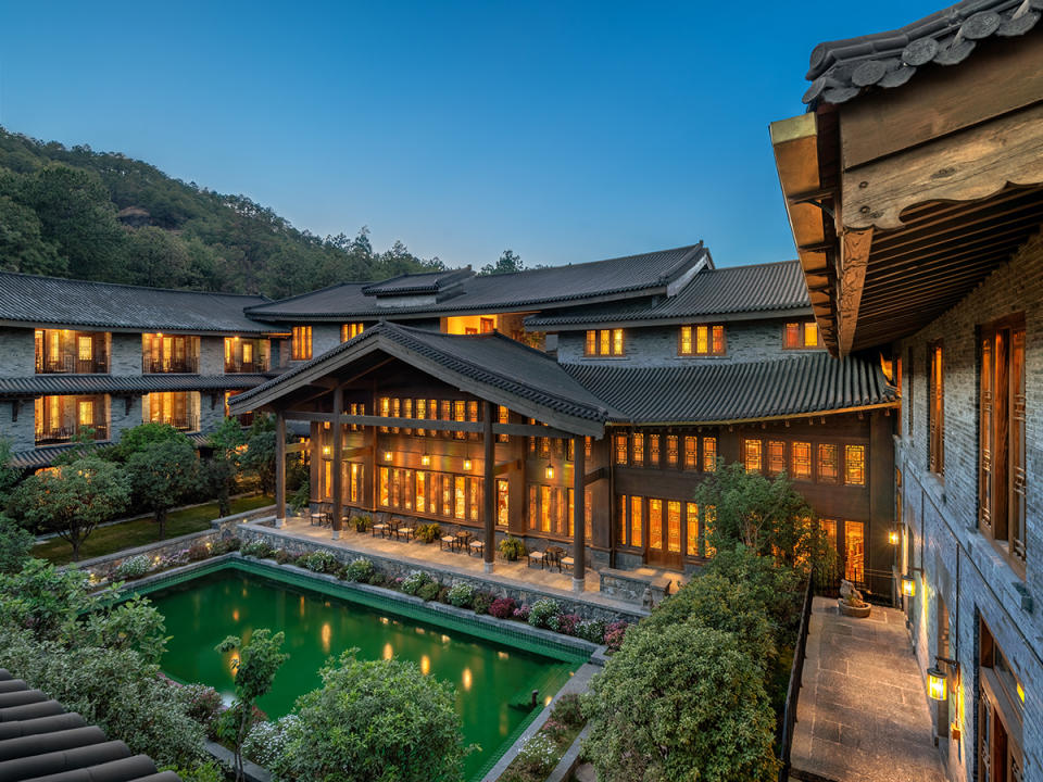 The exterior of Songtsam Linka Retreat Lijiang 