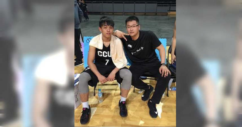 蕭文豪曾是中州科大籃球隊一員。（圖／讀者提供）
