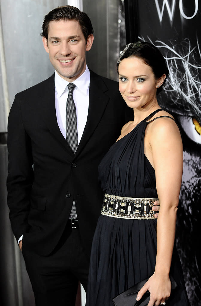 The Wolfman LA Premiere 2010 John Krasinski Emily Blunt