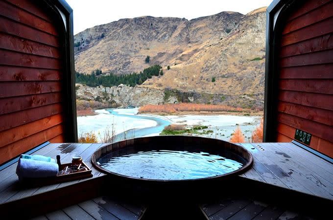 The best way to relax those skiing muscles. Photo: Onsen Hot Pools