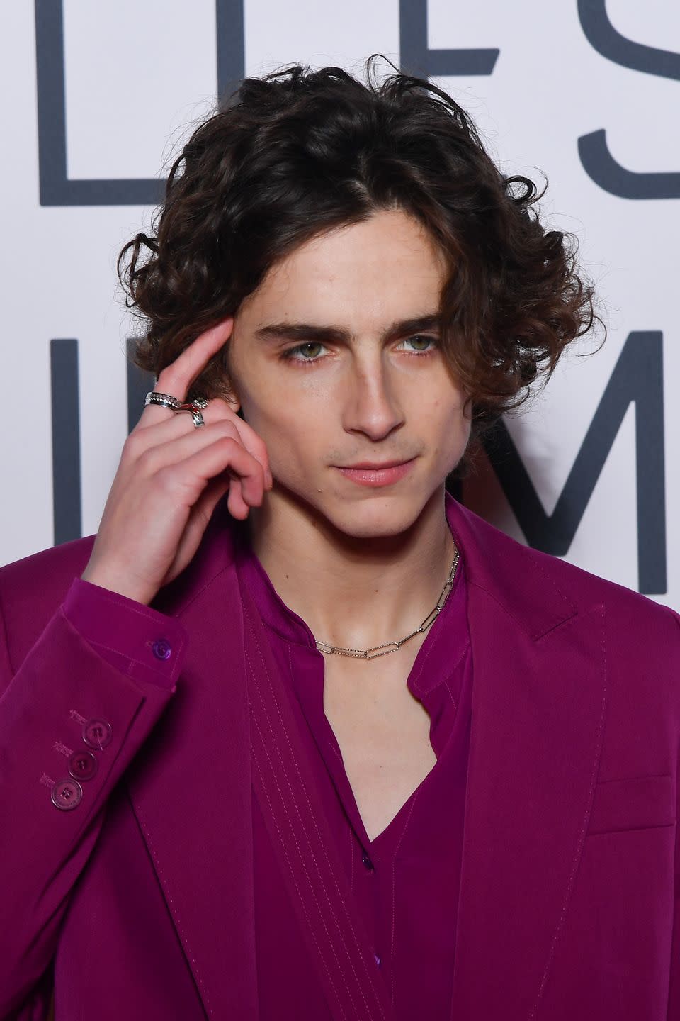 paris, france   december 12 timothee chalamet attends the little women premiere at cinema gaumont marignan on december 12, 2019 in paris, france photo by stephane cardinale   corbiscorbis via getty images