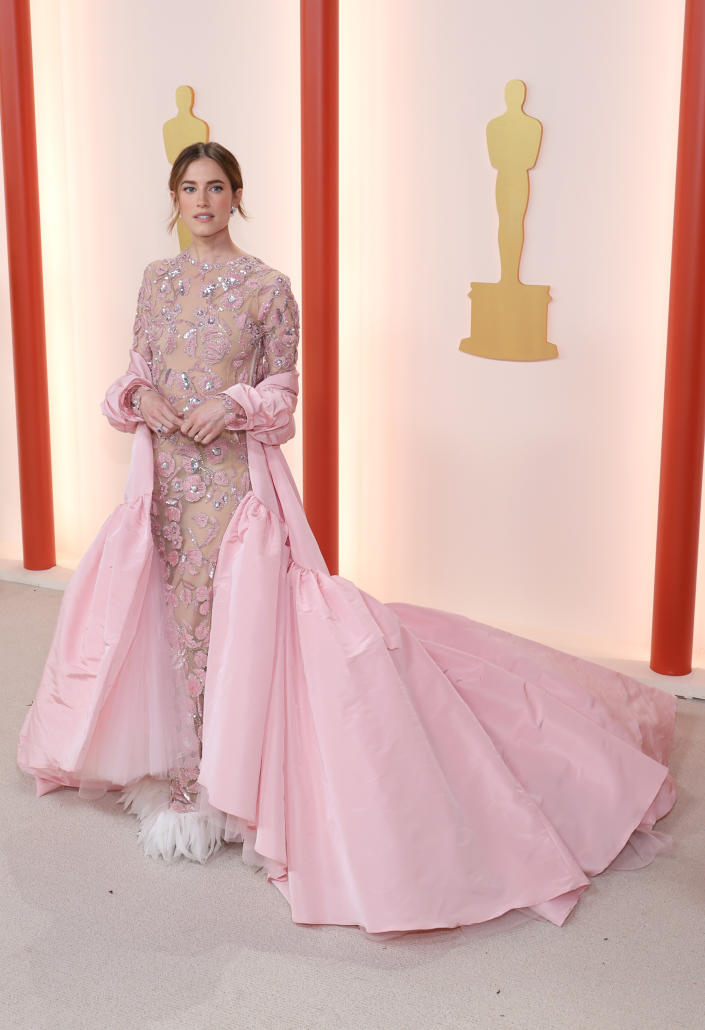 HOLLYWOOD, CALIFORNIA - MARCH 12: Allison Williams attends the 95th Annual Academy Awards on March 12, 2023 in Hollywood, California. (Photo by Kayla Oaddams/WireImage )