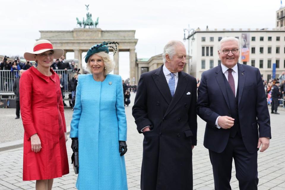 king charles iii and the queen consort visit germany day one