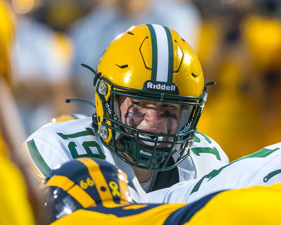 Palmer VanDeven began the season as the starting quarterback on Howell's freshman team, but is now the varsity starter.