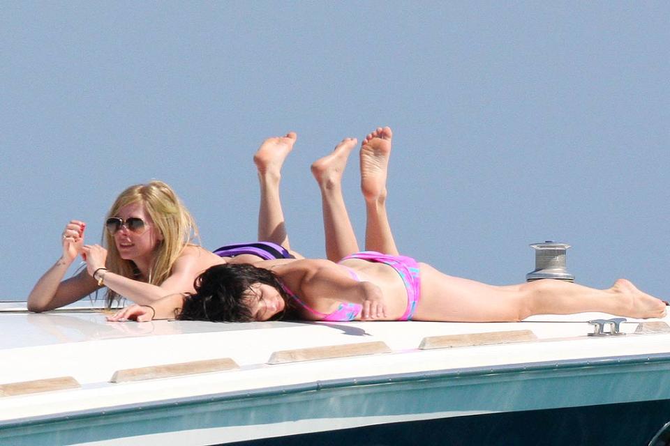 Avril Lavigne St Tropez