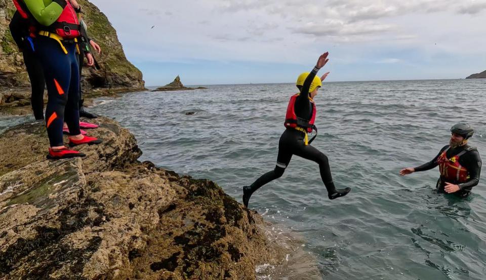 Falmouth Packet: Take a leap this summer - coasteering at Camp Cornwall