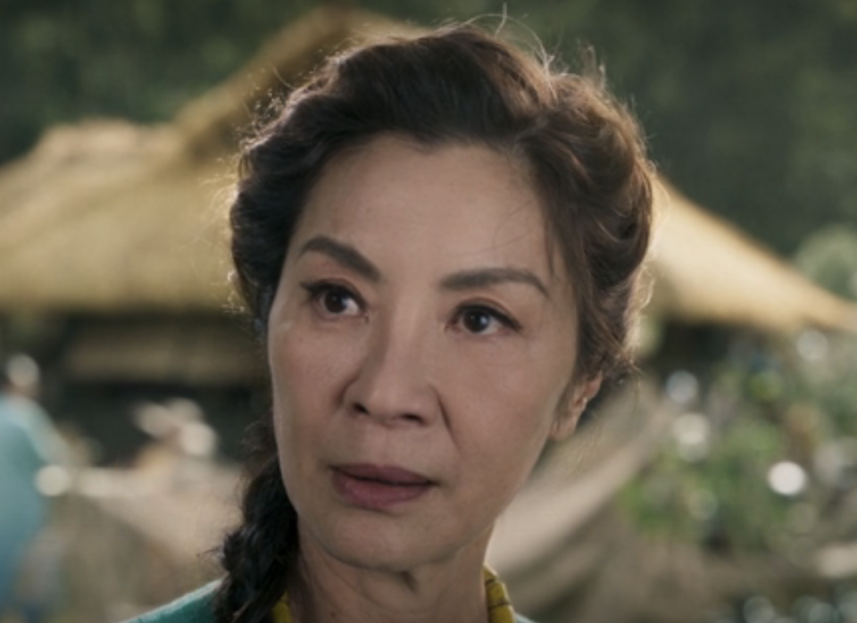 Closeup of Michelle Yeoh