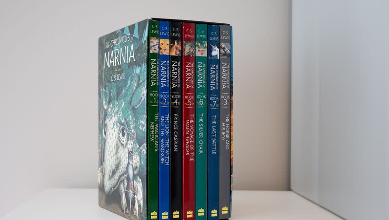 A box set of “Chronicles of Narnia” novels by C.S. Lewis.