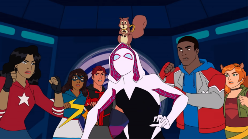 Gwen Stacy as Ghost Spider in Marvel Rising. (Marvel Animation)