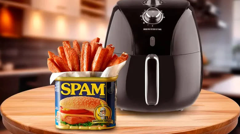 air fryer spam fries 