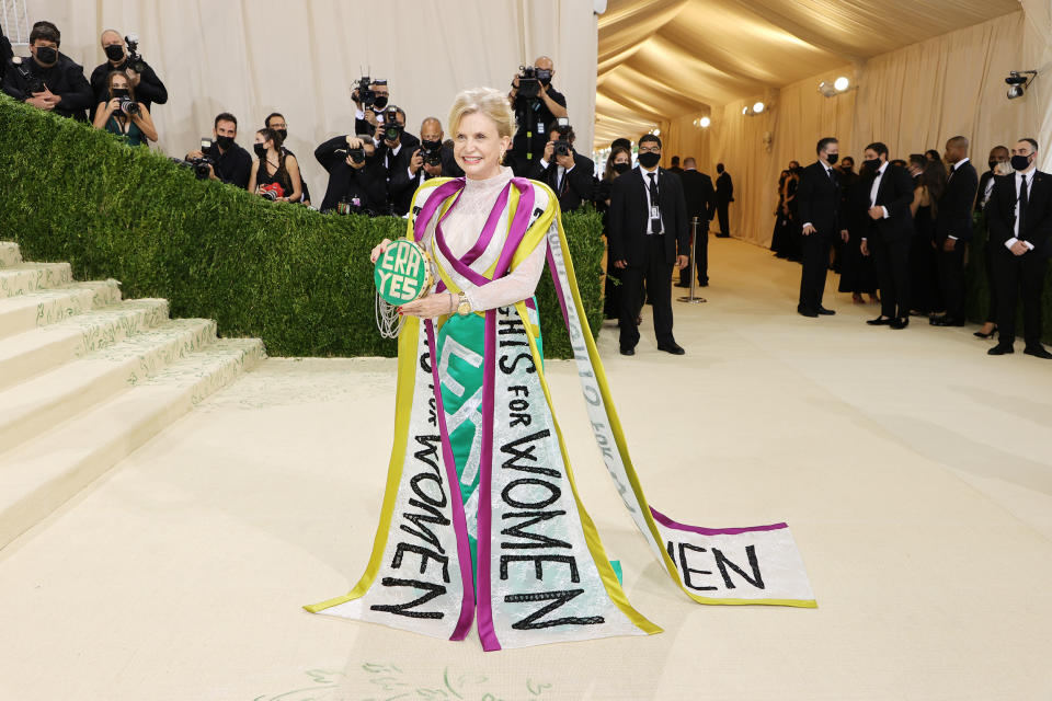 Carolyn Maloney 2021 Met Gala  (Mike Coppola / Getty Images)