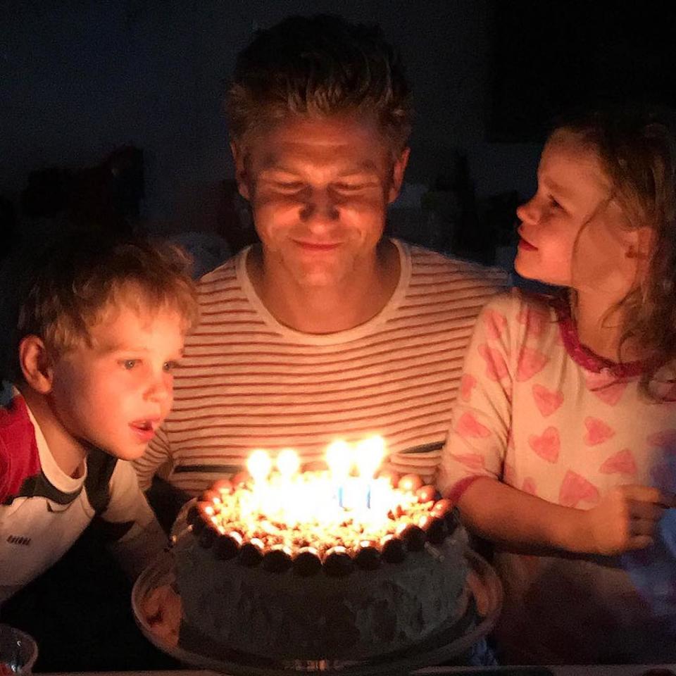 David Burtka and kids