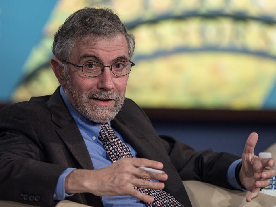 Krugman predicted that the stock market would crash on a Trump victory: Getty