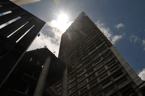 Venezuela's infamous "Tower of David" - Credit: GETTY