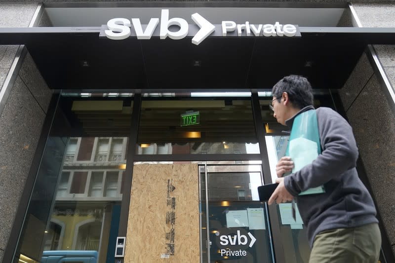 矽谷銀行（Silicon Valley Bank，SVB）宣布破產倒閉（圖／美聯社）