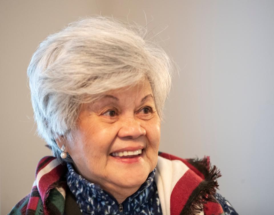 Kay Barringer's company helps the elderly move from their homes to assisted living. Estrella Langub was all smiles as she watched her furniture being moved to her new apartment. Jan 14, 2022