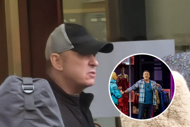 Shane Richie outside Theatre Royal in Glasgow. Photo credit: Hazel Battersby-Sword.