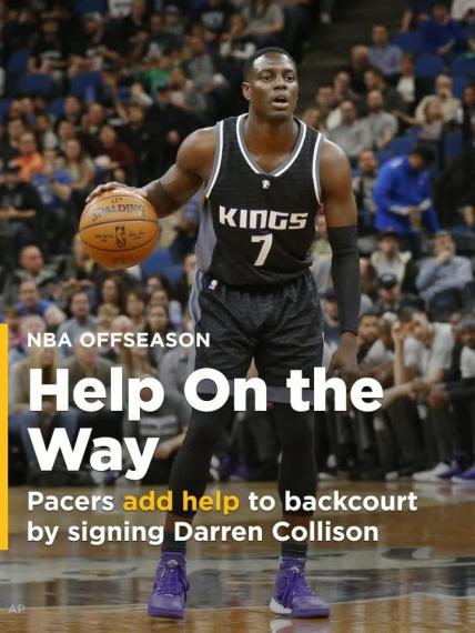 Pacers add help to backcourt by signing Darren Collison