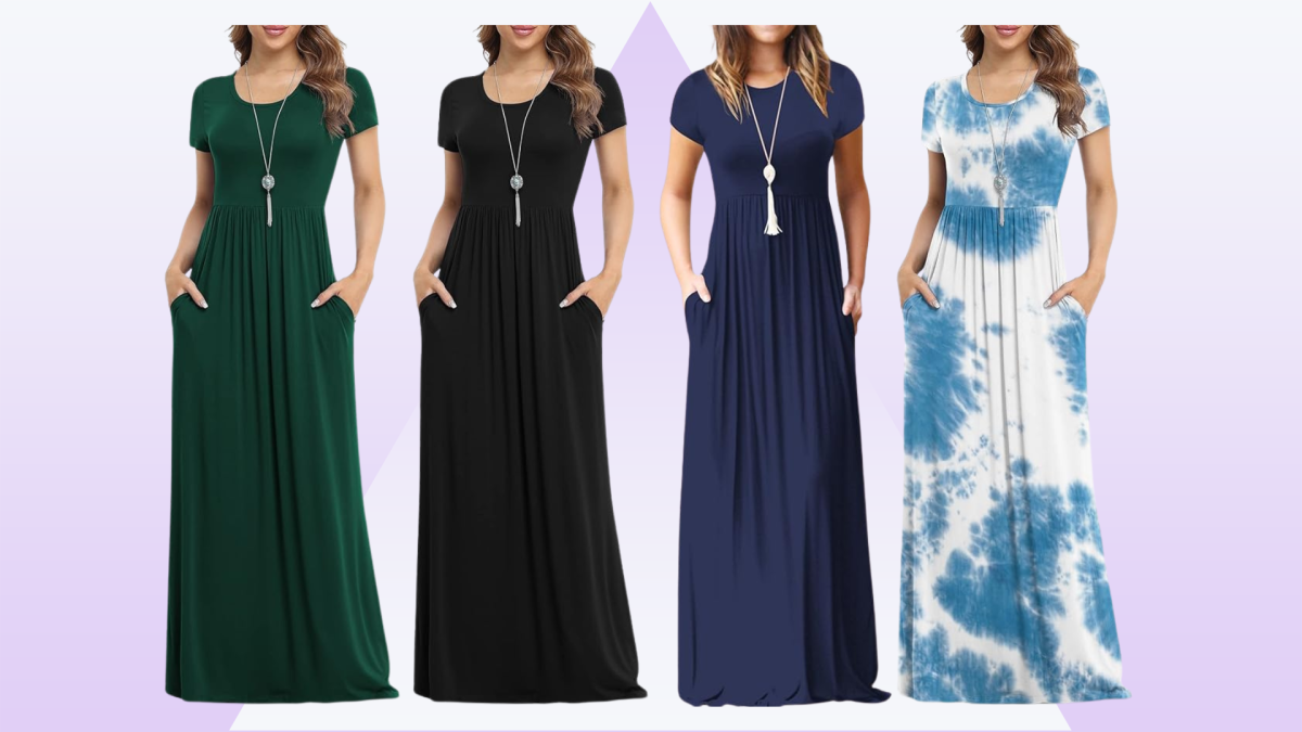 The Viishow long dress is on sale on Amazon