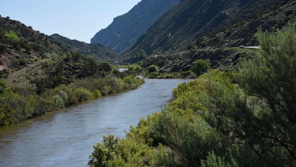 PHOTO: The Rio Grande River flows south through New Mexico near Taos. (Robert Alexander/Getty Images)