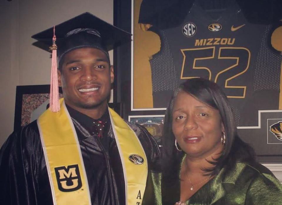 Michael Sam and his mother, JoAnn. (Courtesy of Michael Sam)