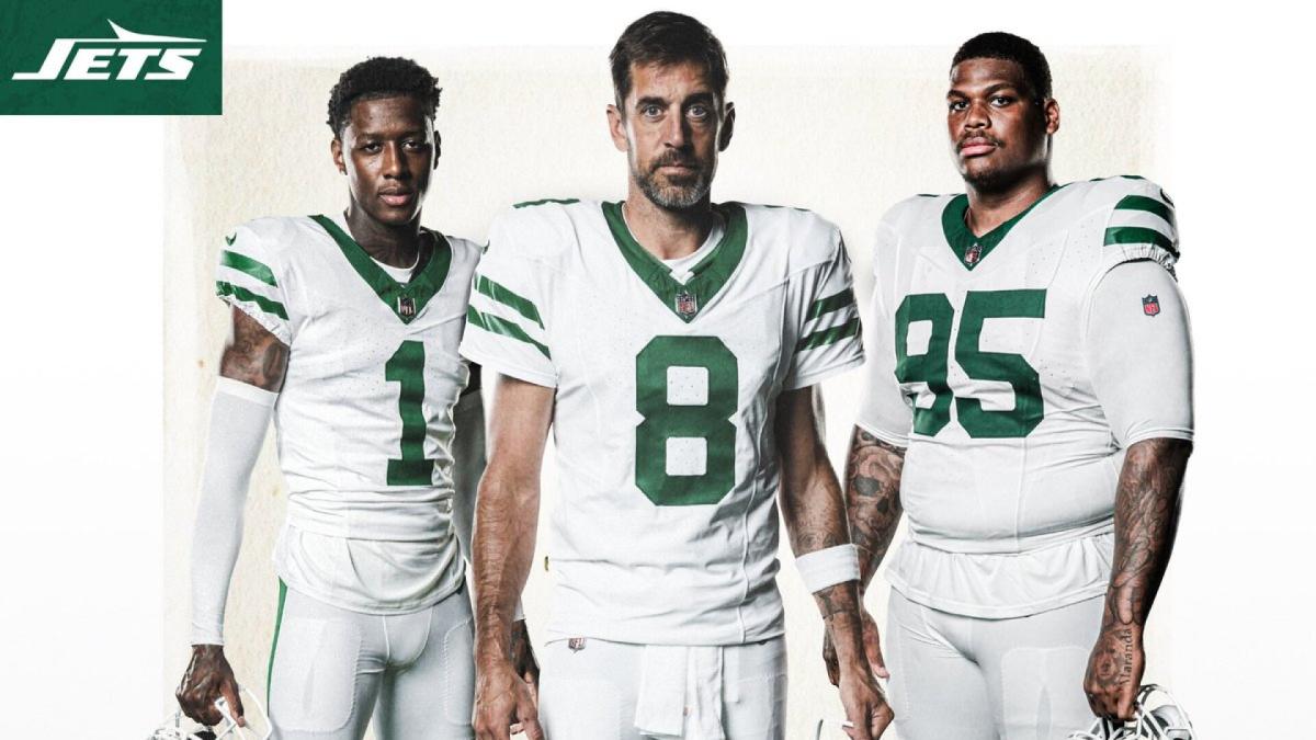 Jets to wear "Legacy White" uniform in Week One, Week Four Yahoo Sports