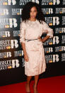 BRIT Awards 2013: Corinne Bailey Rae stepped out in the trend for pastels with this dress ©Getty