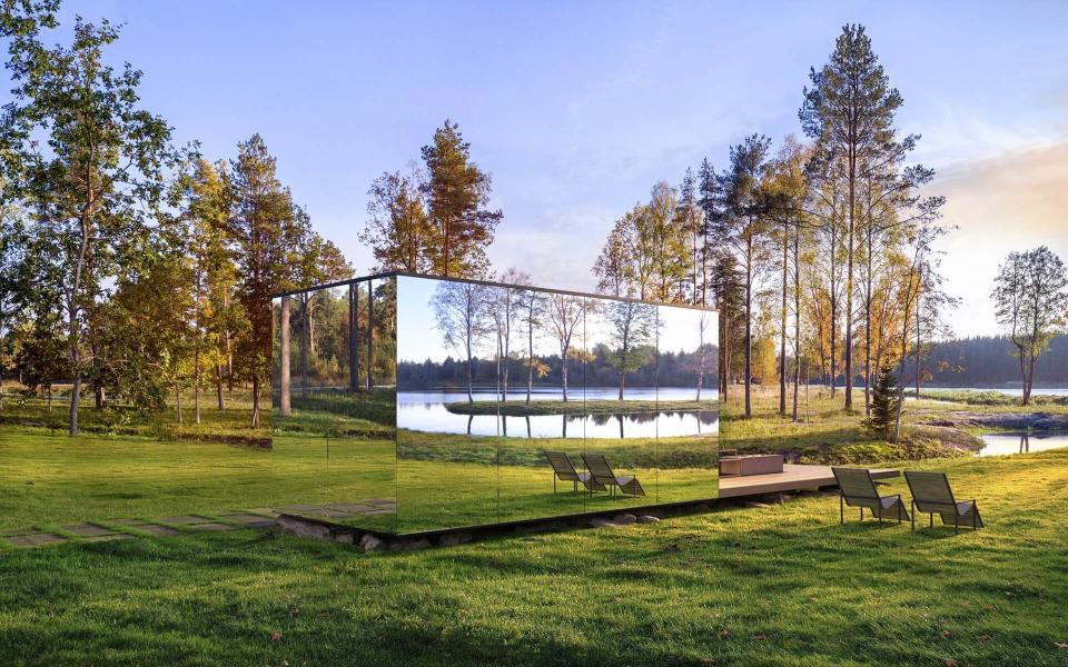 The prefab ÖÖD House, designed by brothers Andreas and Jaak Tiik.